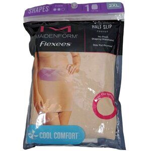 Maidenform Flexees Half Slip Shapes Firm Women 2XL